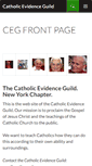 Mobile Screenshot of catholicevidence.org