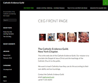 Tablet Screenshot of catholicevidence.org